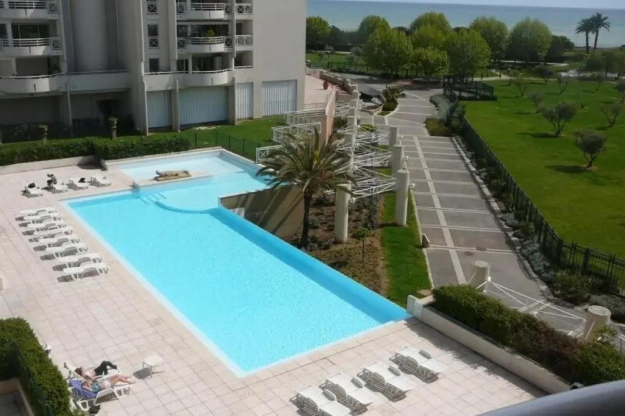 "T2 "Antibes Les Pins 3" Air Conditionned Sea View With Parking And Pool" Apartment ภายนอก รูปภาพ