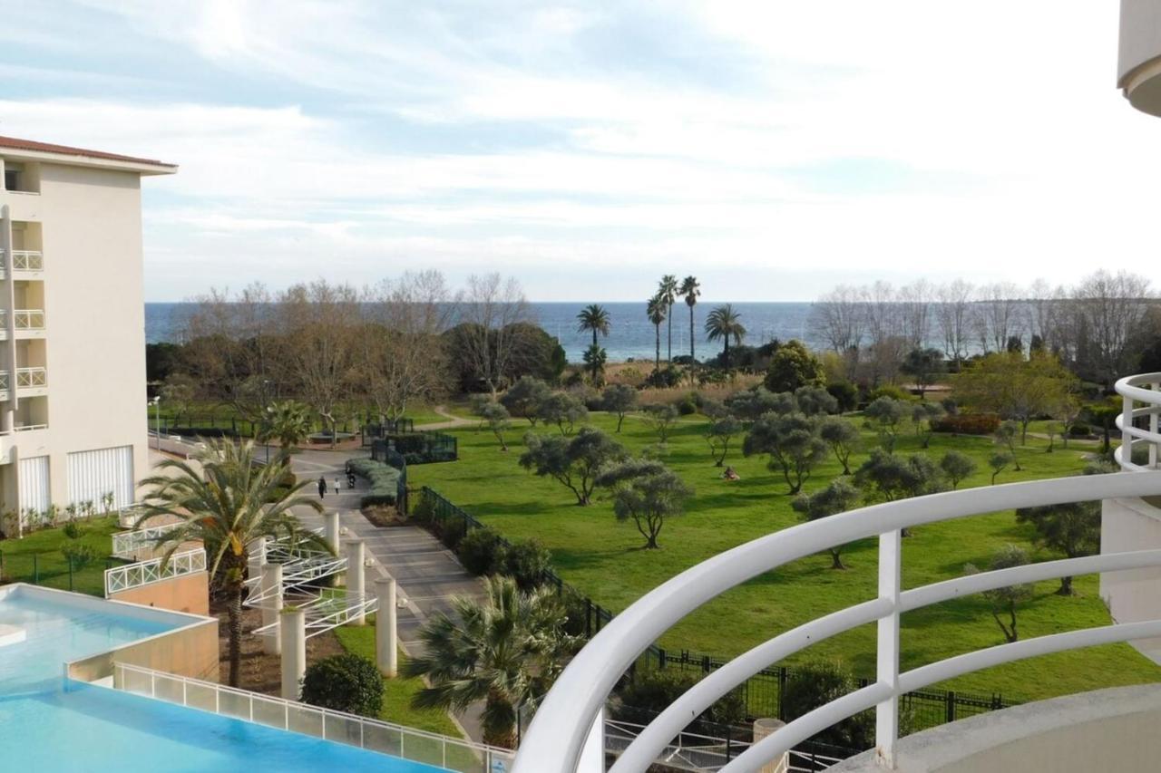 "T2 "Antibes Les Pins 3" Air Conditionned Sea View With Parking And Pool" Apartment ภายนอก รูปภาพ